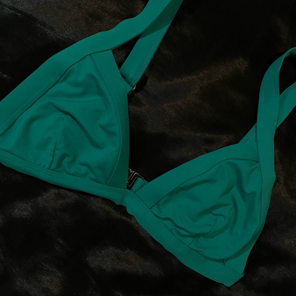 Fashion Nova Teal Bikini Top